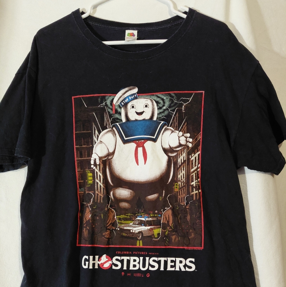 Fruit of the Loom Ghostbusters Black Kids T-Shirt